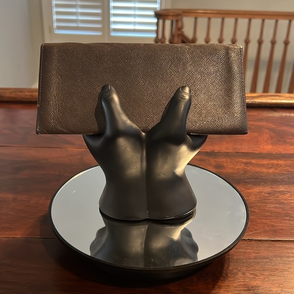 BURBERRY Long Wallet Logo Leather Brown - Picture 2 of 13